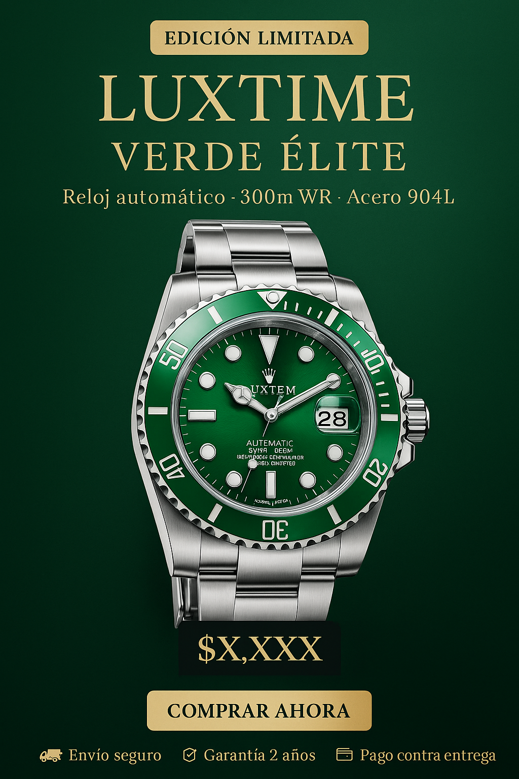 Rolex Submariner - Hulk Edition!